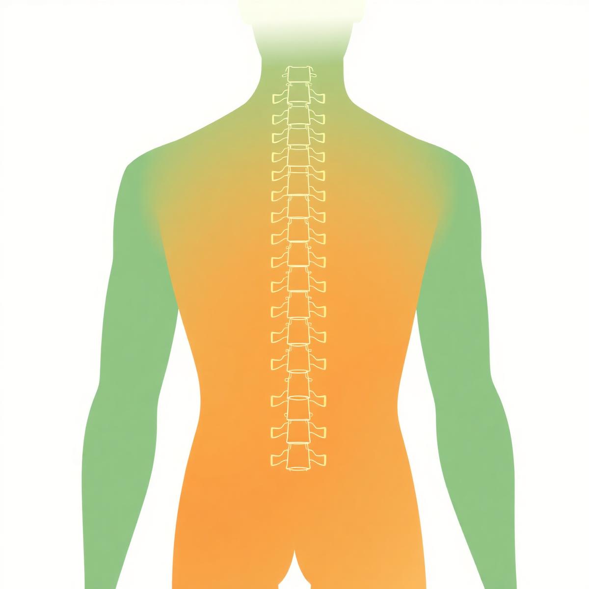 Illustration of spinal alignment used in Phoenix chiropractic care